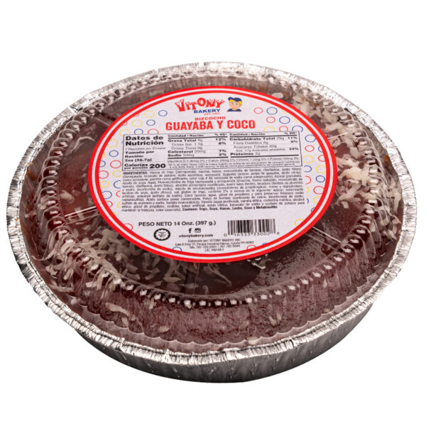 Bizcocho de Guayaba y Coco
