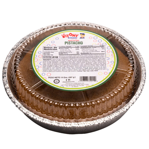 Bizcocho de Pistacho 10 oz (7”)