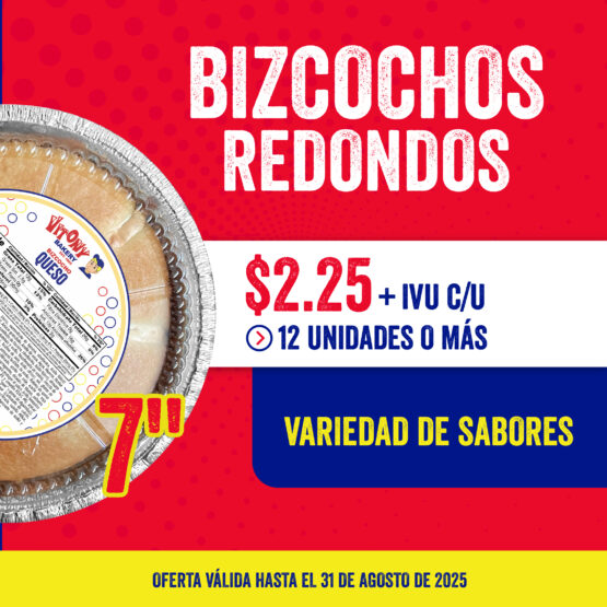 Oferta de bizcochos redondos 7