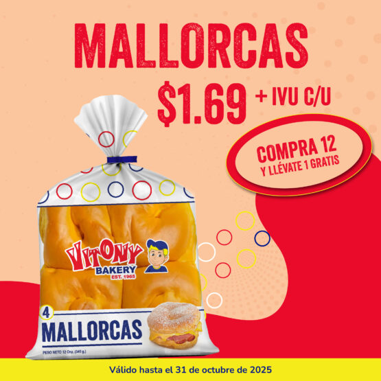 Oferta de Mallorcas - septiembre y octubre 2025
