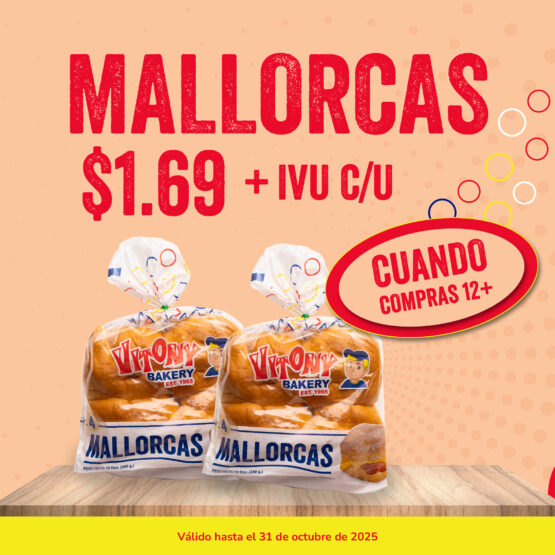 Oferta de Mallorcas - octubre 2025